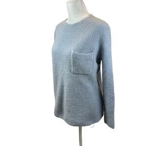 Ladies Zoe‎ Couture Cashmere Blue Pocket Sweater Size Small